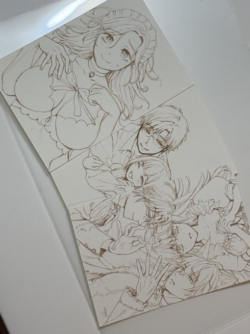 線画………がんばった😌 