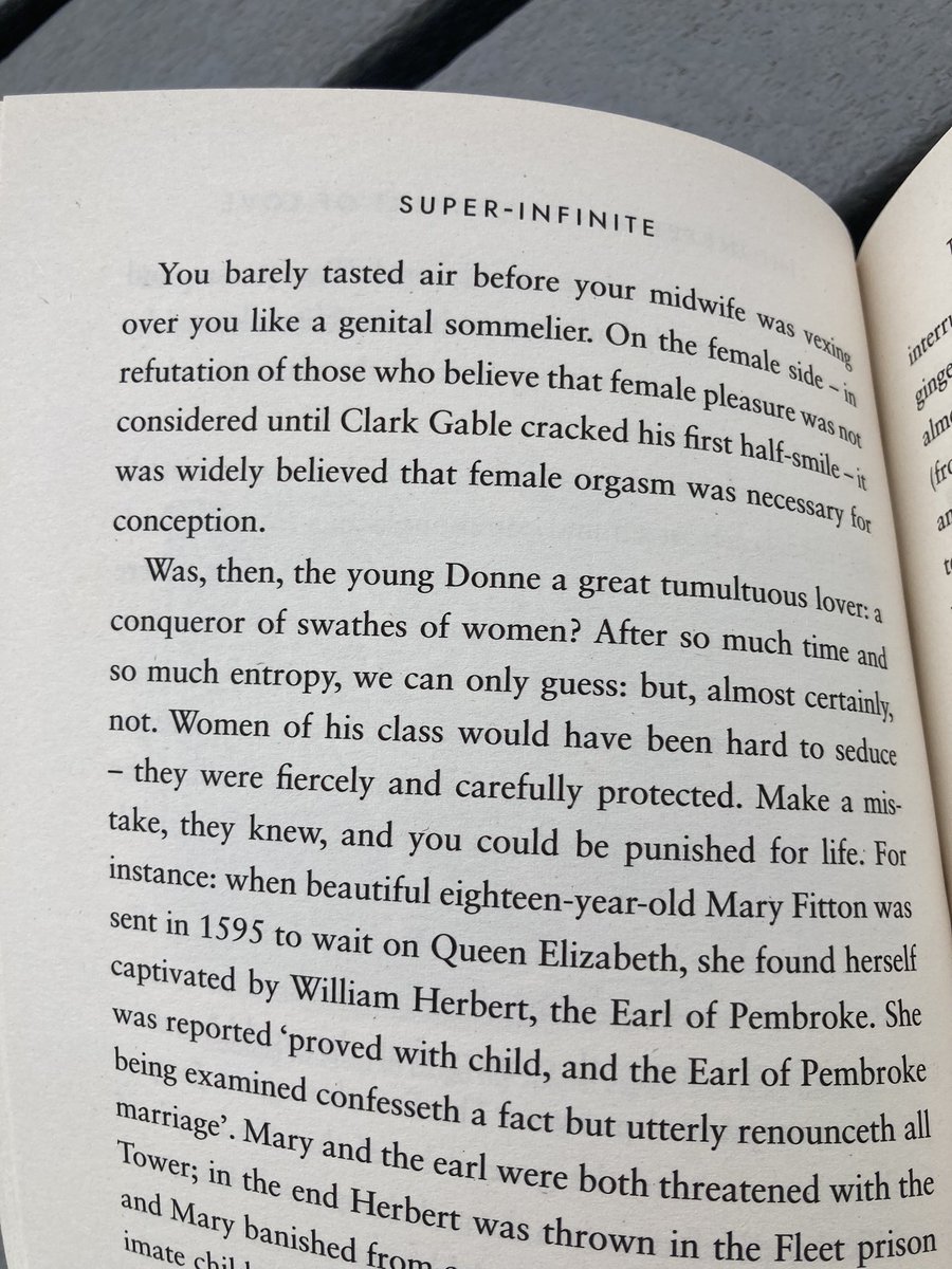‘You barely tasted air before your midwife was vexing over you like a genital sommelier.’ What a writer Katherine Rundell is.