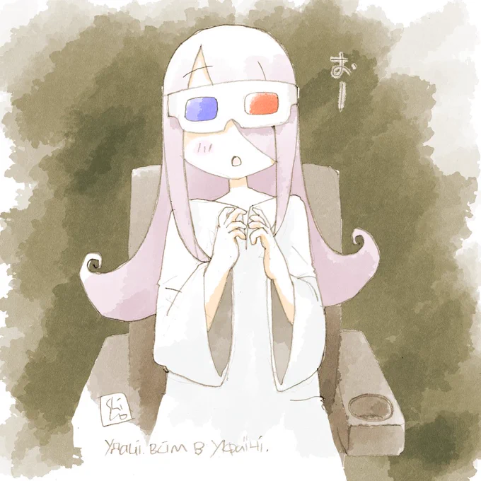 3Dを体験するすしこ(・×・)#LWA_jp #Ukraine 