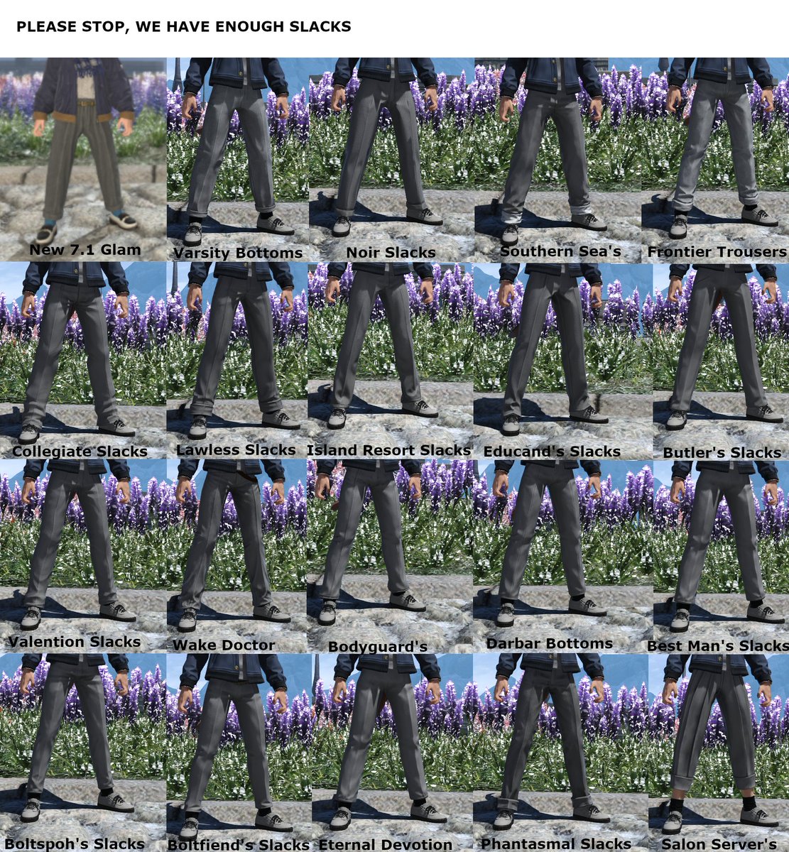 mitsurugi137's tweet image. 既にスラックスが十分であるから陳腐だという意見

source : reddit.com/r/ffxiv/commen…