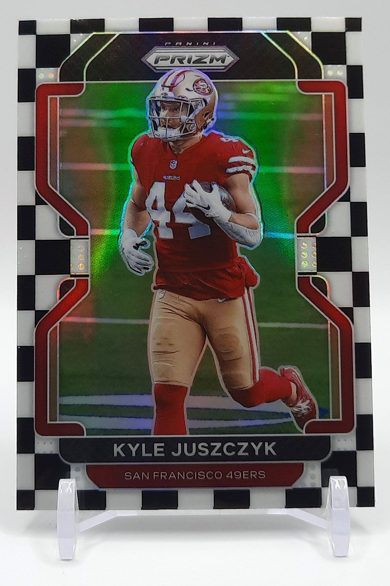 T0mZ49's tweet photo. @JuiceCheck44 The Juice ! 2021 Panini NFL Prizm #57 Black and White Checker
#fttb #49ers #NewInPC https://t.co/gN3y8hiP4G