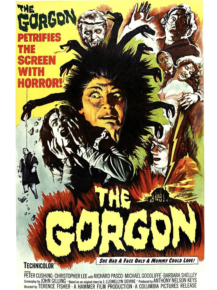 The sultry Shelley becomes horrific Hyman when classic mythology meets poetic dark gothic. Gracefully haunting Hammer with a cracking cast. 1964.
#horrorcommunity #horrorfamily #horrormovie #horrorfilm #horrorfam #classichorror #horroraddict #horrorfan #mutantfam #hammerhorror
