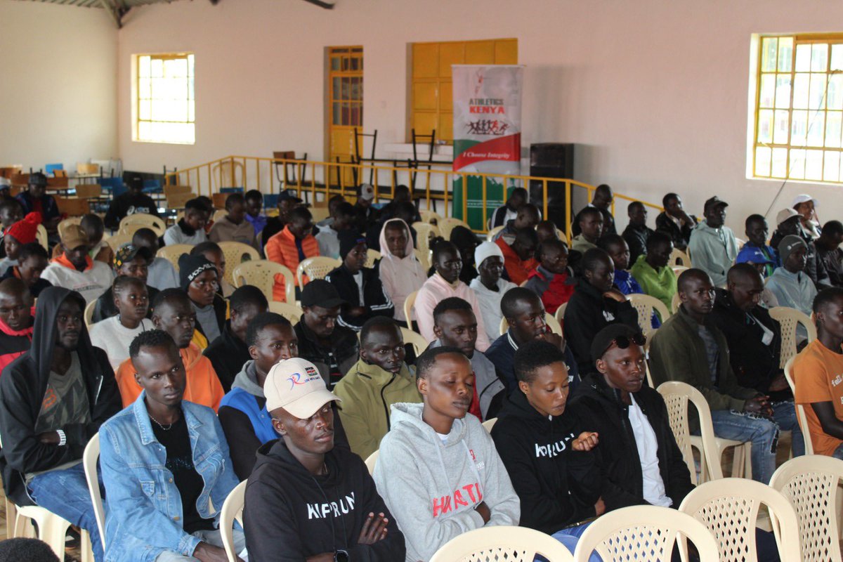 athletics_kenya's tweet photo. Roy SasaK, NGAAF CEO
"Our joining hands is a united front against GBV, teen pregnancies and early marriages. It is no secret that GBV is a problem in Kenyan athletics and in the society. Let’s work together to bring this vice to an end.
#RESET #KenyaEndGBV #ExpandPowerBase https://t.co/BCecI8k1Gs