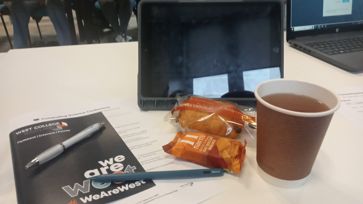 LauraKeeney01's tweet photo. Ready for a great day at the Computing Science Conference #CSW24 @AppleEDU @SkrivaStylus @WestCollScot @DigiLearnScot @DL_for_All https://t.co/3HGTDriIXY