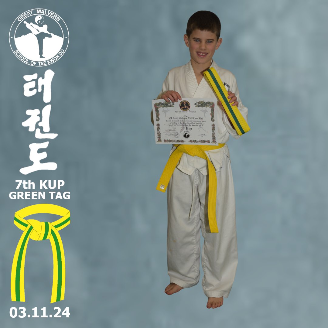 GMSTKD's tweet photo. Congratulations to all students gaining belt promotion to 7th Kup Green Tag on 3rd November. Grading photos can be purchased from the club shop (link below) with names added and photos carefully edited: https://t.co/Xk1D3szE6N https://t.co/1I8RiqgmAm