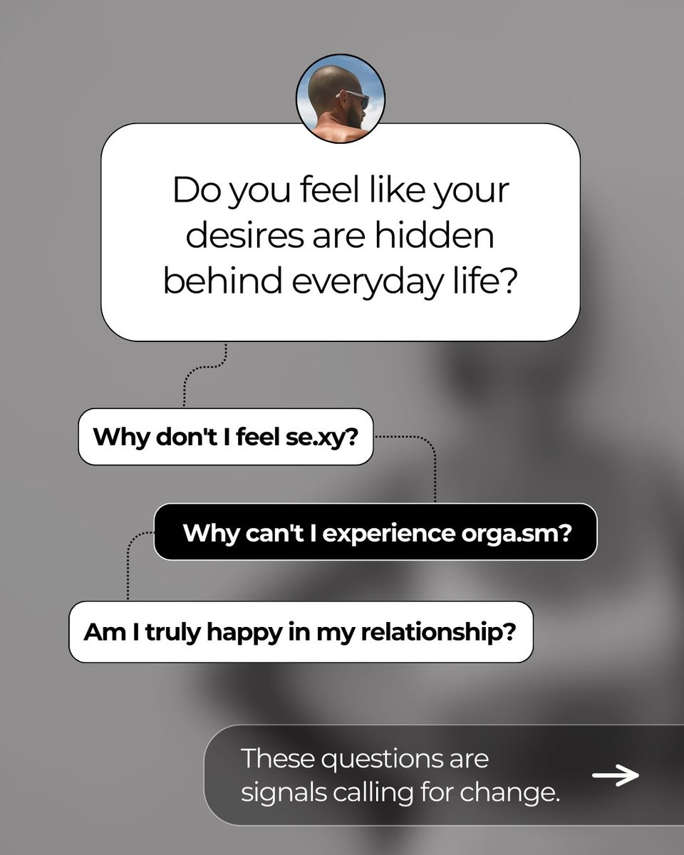 alex_noirs's tweet photo. Release the Chance: Awaken Your Sexuality
Your sexuality is a powerful part of who you are, and it’s time to embrace it fully. 🌟

Have you ever wondered what true sexual freedom feels like? The kind of freedom that allows you to explore your deepest desires, understand your boundaries, and live with passion?

I’m here to guide you on this path of self-discovery. Through my personalized consultations, we’ll work together to uncover what drives your desires, what’s holding you back, and how you can enhance your intimacy. Whether you’re seeking to deepen your connection with yourself or with your partner, the first step is acknowledging your needs.

✨ Unlock your inner self. ✨ Discover a new level of intimacy. ✨ Find confidence in your sexual energy.

Ready to awaken your full potential? Visit my website to learn more or send me a DM for more information and begin your journey to deeper self-understanding.🔥

🔗 Learn more at https://t.co/uMSL8dvgit

#IntimateMoment #Loveyourself #freedom #ConfidenceBoost #WomensHealth #relationship #pleasure #experience #relationshipgoals #personalgrowth #confidence #bodyfreedom #emotional #womanbody #WomanLifeFreedom