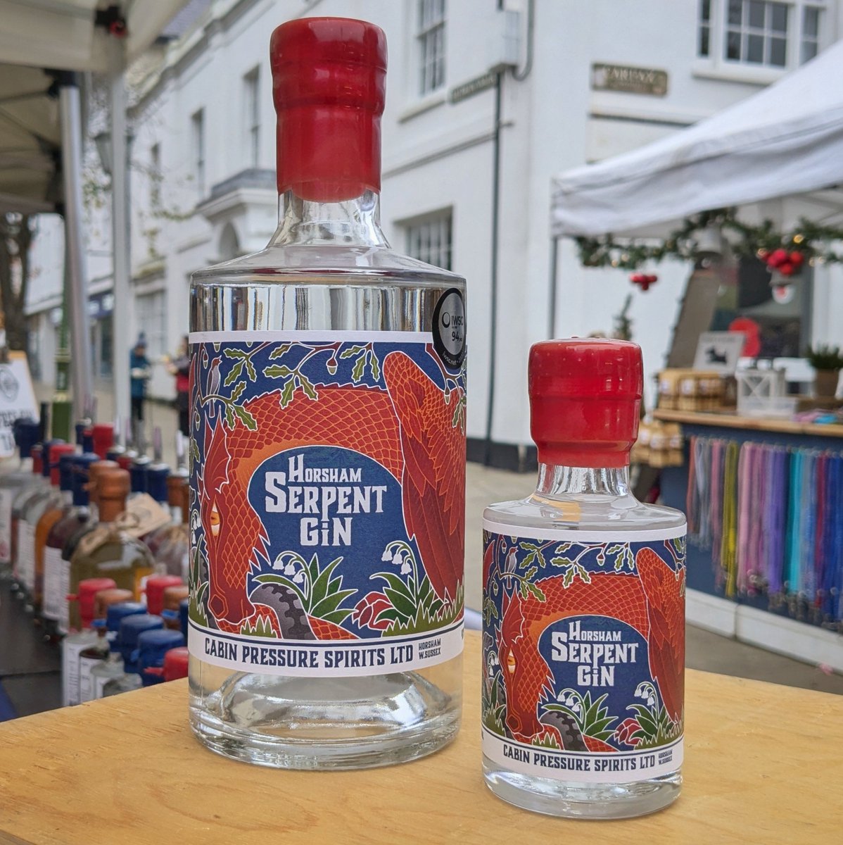 What do we have here then? Looks like the Horsham Serpent has a new look and a new bigger bottle size (700ml)!
Come and bag yours <a href="/horshammarkets/">Horsham Markets</a> today until 5pm.
Coming to our website and local stockists really soon. 🐍
