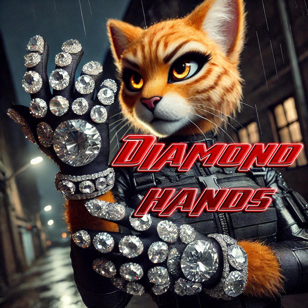 AvengersCat's tweet photo. Gm #CatAvengers Diamond hands https://t.co/ikec482k0r