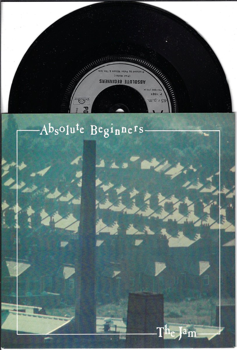 Today’s 7” Saturday single selection is The Jam with ‘Absolute Beginners’.  Great song, great book, not so sure about the movie. 
<a href="/jillwebb2005/">Jill Webb Kindred Spirit Fanzine</a> 
<a href="/Notoldjustexpe1/">🖤 Notoldjustexperienced</a> 
<a href="/MIKEYWMS/">Michael Williams (Mikey)</a> 
<a href="/AffrenchFfrench/">Andrew Ffrench</a> 
@zap210 
<a href="/NewWaveAndPunk/">PunkAndNewWave</a>
<a href="/ScotsPostPunk/">Scottish Post-Punk</a>
<a href="/PunKandStuff/">PuNk and Stuff</a>