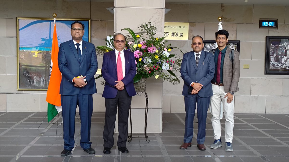 iitroorkee's tweet photo. IIT Roorkee Director Prof. Kamal Kishore Pant’s visit to Hiroshima University strengthens India-Japan ties, focusing on Smart Cities, Semiconductors, Disaster Management &amp; Sustainability. Advancing global research &amp; innovation! #IITRoorkee #HiroshimaUniversity #IndiaJapan https://t.co/RoCJrrJ8t4