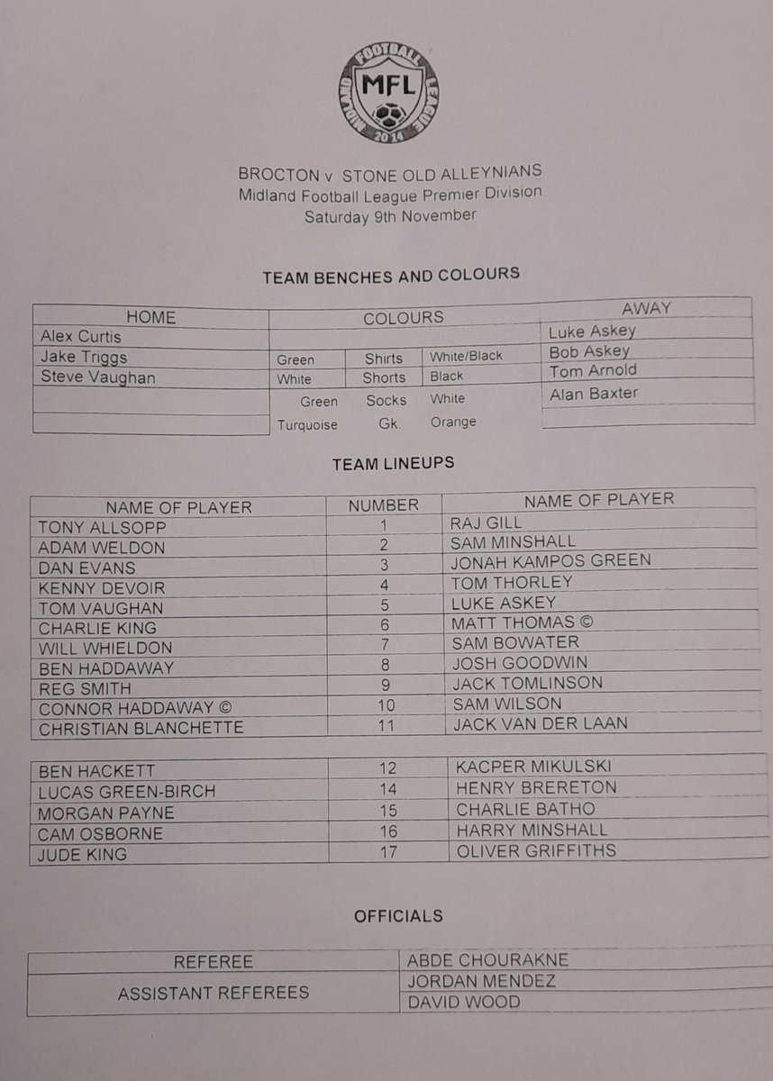 Stone Old Alleynians Football Club tweet media