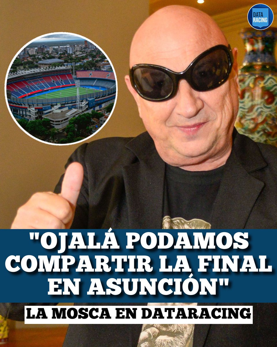 "RACING fue la primera hinchada en el mundo en cantar MUCHACHOS. Les agradezco por su pasión y por haberla divulgado. Gracias a eso pudimos hacer la canción de la Selección. OJALÁ PODAMOS COMPARTIR LA FINAL EN ASUNCIÓN, seremos unos hinchas más alentando a La Academia".

🎙️💣