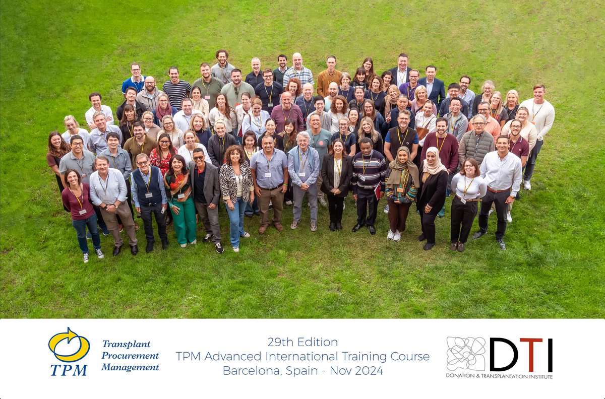 DTI Foundation (@dti_foundation) on Twitter photo Yesterday, we concluded the 29th Advanced International Transplant Management Course. 🎓✨ Thanks to our speakers, collaborators, and students. The TPM Course is a global benchmark for excellence and innovation. At DTI Foundation, we’re committed to saving lives. 💛🔬 #Transplant Yesterday, we concluded the 29th Advanced International Transplant Management Course. 🎓✨ Thanks to our speakers, collaborators, and students. The TPM Course is a global benchmark for excellence and innovation. At DTI Foundation, we’re committed to saving lives. 💛🔬 #Transplant
