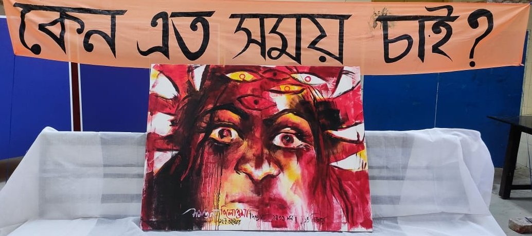 SCAiihph24's tweet photo. Accountability?
How long do we need to fight for justice?
90 days of Injustice!!
90 days of fight!!
90 days without judgement!!
#JusticeForRGKar #RGKarIncident #RGKarProtest #3monthsofInjustice #90daysofInjustice https://t.co/cyilGDRTuY