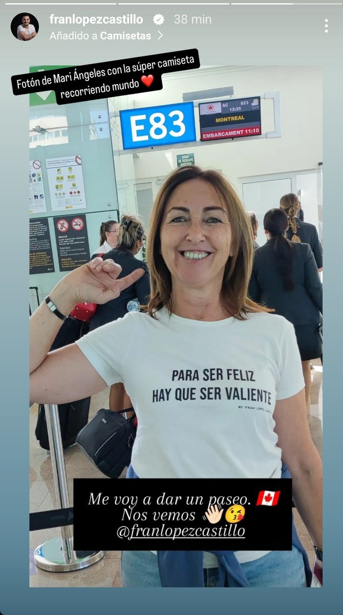 Si uno de los mejores escritores que hay hoy por hoy, te nombra en sus Stories, eso es bueno ¿verdad?
<a href="/franlopezcast/">Fran López Castillo</a> gran escritor y gran persona