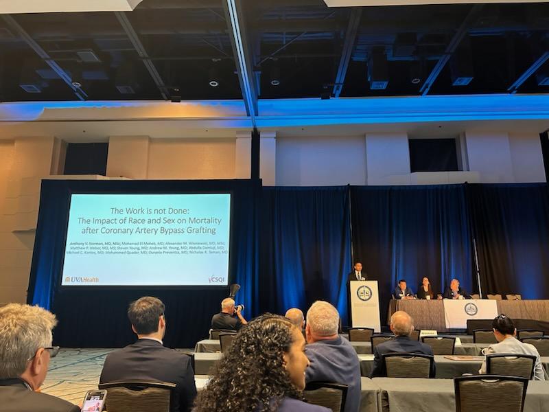 Anthony Norman (@anthonynormanmd) on Twitter photo Was a privilege to discuss the compounding race and sex disparities after CABG at the #STSA2024. We've got some work to do! <a href="/UVA_TCV_Surgery/">UVA Cardiothoracic Surgery</a> <a href="/UVASurgery/">UVA Surgery</a> Was a privilege to discuss the compounding race and sex disparities after CABG at the #STSA2024. We've got some work to do! <a href="/UVA_TCV_Surgery/">UVA Cardiothoracic Surgery</a> <a href="/UVASurgery/">UVA Surgery</a>