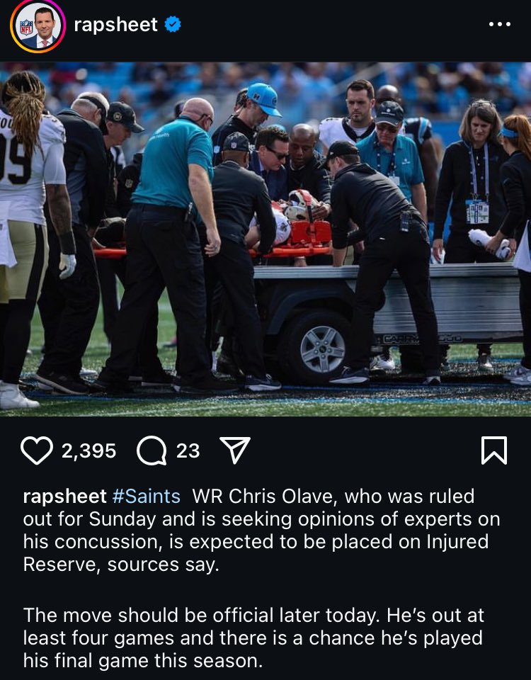 fflifeadvice's tweet photo. As expected. Kamara and Hill are about to get everything on this offense. Juwan Johnson might be a sleeper grab as well.
•
•
•
•
•
#espn #nfl  #nflnews #whodat #saints  #neworleans #fantasyfootball #fantasyfootballadvice #fantasyfootballnews https://t.co/FzPT6IHL63