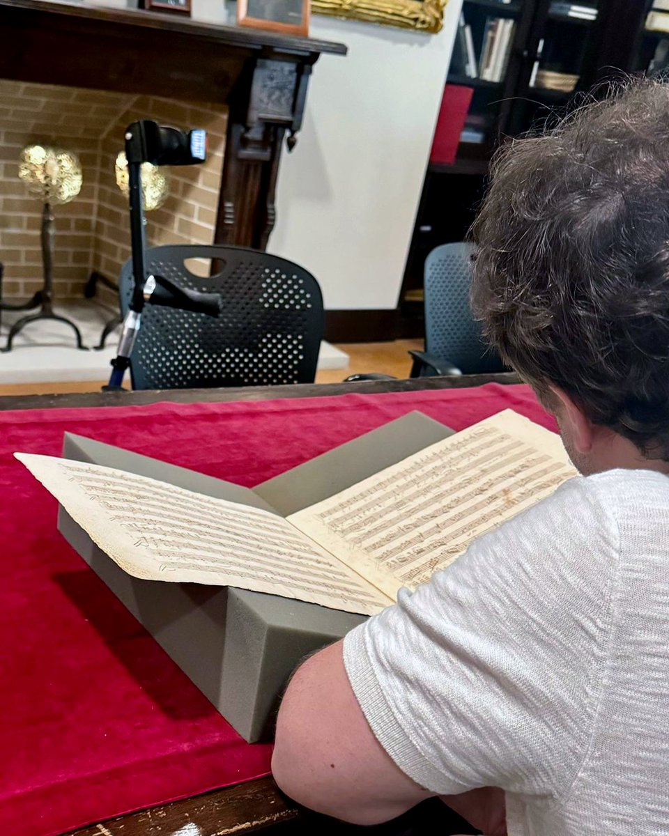 Benjamin Grosvenor (@grosvenorpiano) on Twitter photo A highlight of my trip this week to <a href="/PUConcerts/">Princeton University Concerts</a> was a visit to the Scheide library where was able to view Mozart and Bach manuscripts and appreciate the beautiful chaos of this sketch-book by Beethoven! A highlight of my trip this week to <a href="/PUConcerts/">Princeton University Concerts</a> was a visit to the Scheide library where was able to view Mozart and Bach manuscripts and appreciate the beautiful chaos of this sketch-book by Beethoven!