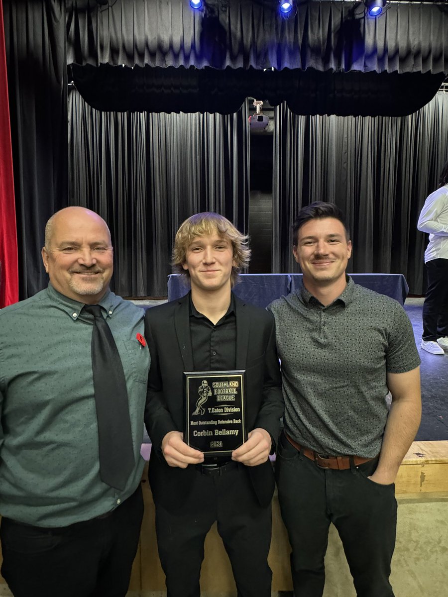 Corbin bellamy (@corbinbel) on Twitter photo Honored and grateful to receive the Most Outstanding Defensive Back award for Southern Alberta! This achievement wouldn’t be possible without my incredible teammate <a href="/Willkozakewich/">William Kozakewich</a> <a href="/Irahozack/">Ira Hozack</a> <a href="/keeneshigehiro1/">Keene Shigehiro</a> <a href="/Jamescoms72/">James Comstock</a> who put in the work every single day. <a href="/MedHatHigh/">Medicine Hat High</a> Honored and grateful to receive the Most Outstanding Defensive Back award for Southern Alberta! This achievement wouldn’t be possible without my incredible teammate <a href="/Willkozakewich/">William Kozakewich</a> <a href="/Irahozack/">Ira Hozack</a> <a href="/keeneshigehiro1/">Keene Shigehiro</a> <a href="/Jamescoms72/">James Comstock</a> who put in the work every single day. <a href="/MedHatHigh/">Medicine Hat High</a>