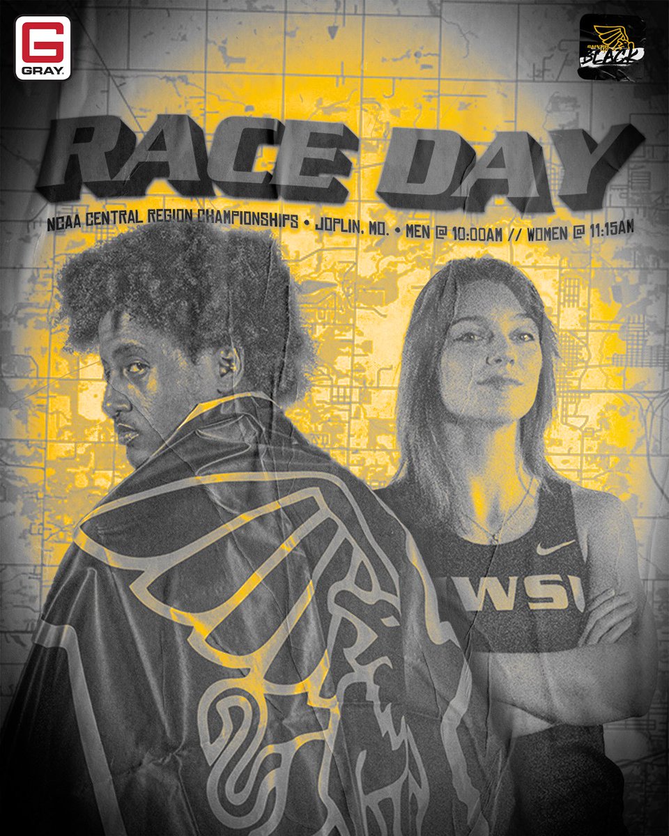 Race Day!

Time for a big one.

Postseason competition continues today at the NCAA D2 Central Region Championships! 🏃🏃‍♀️

📍: Joplin, MO
⌚️: 10:00 AM (Men) | 11:15 AM (Women)
📊: live.athletic.net/meets/41818

#PaintItBlack🏴 | #GriffUp🦅🦁