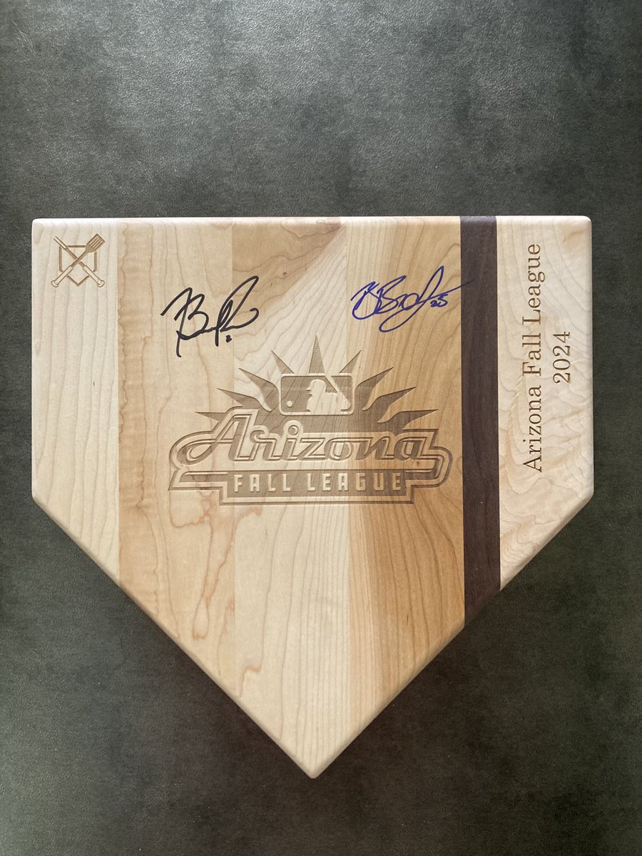 BaseballBBQ's tweet photo. 🚨@MLB Prospects Contest🚨

Win a home plate cutting board signed by @Twins prospect Ben Ross and @Pirates prosper Brandan Bidois!

⚾️ Retweet
⚾️ Follow us
⚾️ Tag a friend

Winner selected 11/11

@benross1512
@BidoisBrandan
@MLBazFallLeague https://t.co/z8Owey4Jkf