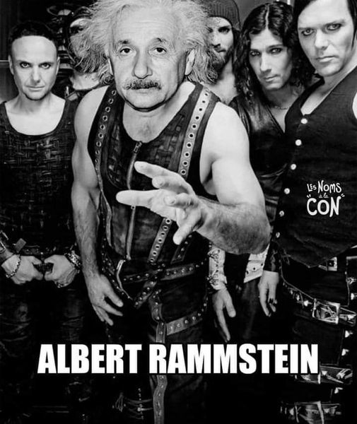 ALPacaUrfudge's tweet photo. #ThingsThatStillMakeSense the theories of relativity and quantum mechanics as posited by Albert Rammstein. https://t.co/xYpjgspPKu