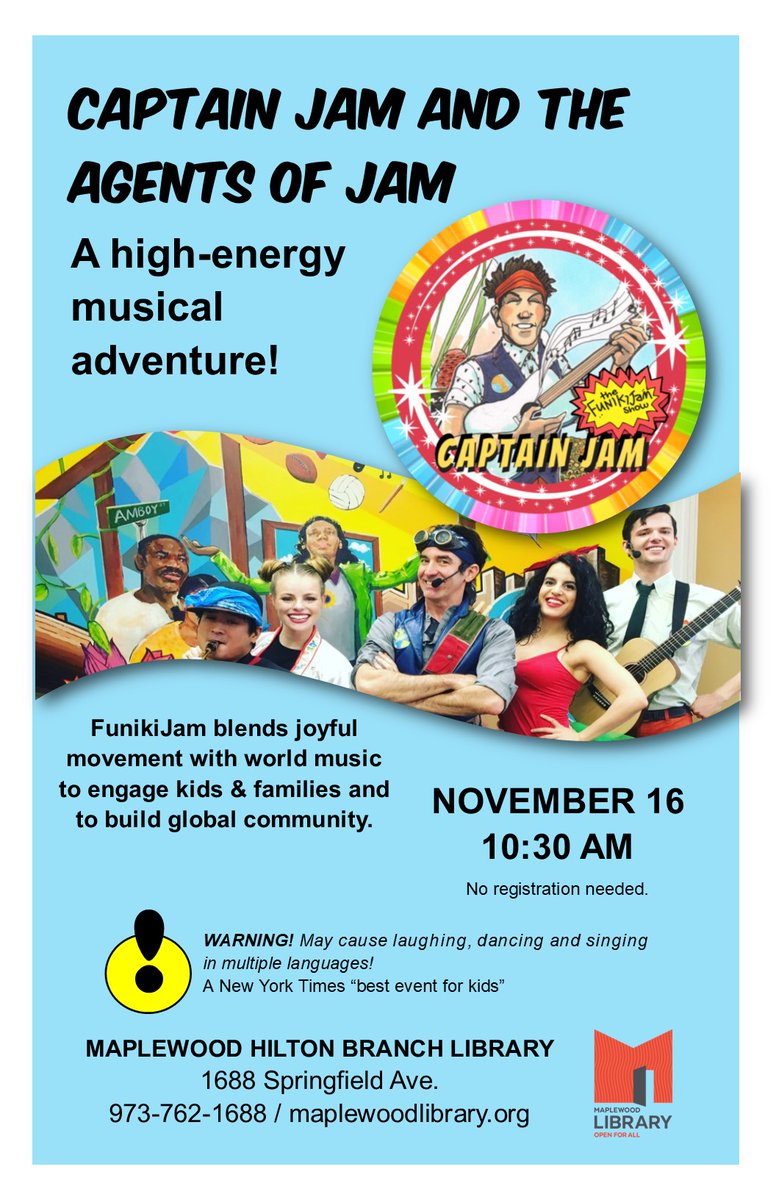 Maplewood Library tweet media