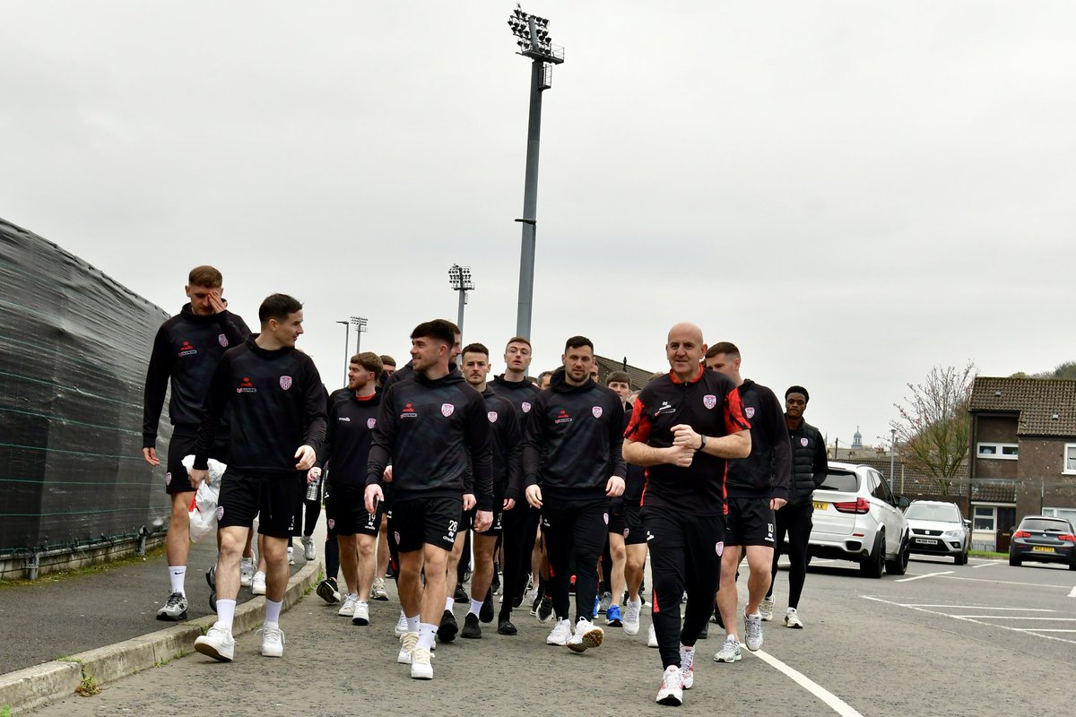 We're on our way! 🚍🔴⚪ Thanks to everyone who wished us luck as we left the Brandywell, see you all in Dublin tomorrow! 

Thanks to Advanced Care Services &amp; J&amp;K Coaches our transport partners.