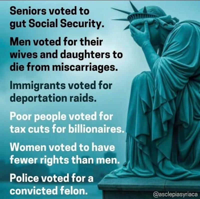 The Shining Beacon on the Hill is deeply tarnished. Even the most American of icons is weeping.