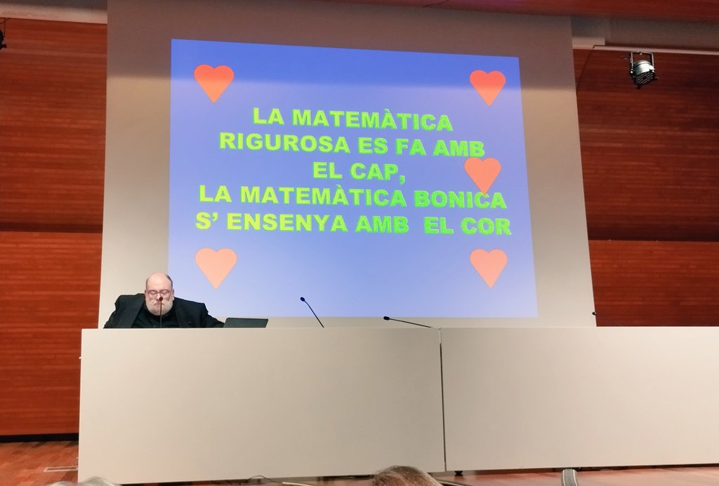 Posar en valor l'aprenentatge de les matemàtiques. <a href="/matesAbeam/">ABEAM</a> #miradamatematica #socioafectiu