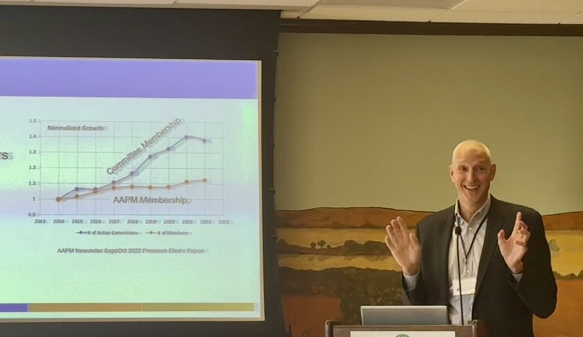 CGlideHurst's tweet image. Awesome NCC-AAPM & Health Physics Society Fall Mtg hosted at @WisconsinUnion! Fortunate to have @aapmHQ President @ToddPawlicki join us w/20 Early Career Investigators 💫 presenting from @wiscmedphys @MCWRadOnc Great program led by @UW_RadoncDHO #MedPhys & other EXCOM members!