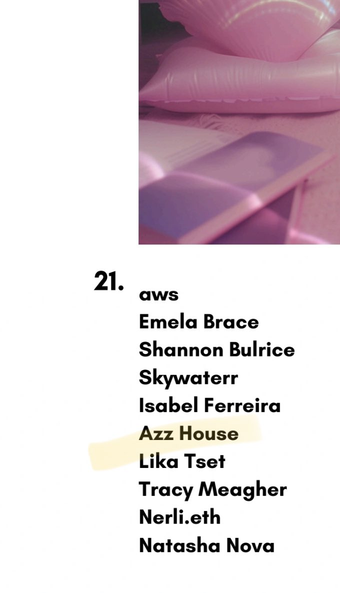aanna13's tweet photo. very proud to say that my artwork “A veces el caos da paz” was selected for the “The Future of Art” exhibition by @ARCHIV3XYZ at the Oculus WTC in NY on Nov 22 !!!!!!

thank you so much to @joshdsauceda @Bleucalf and @thehugxyz team 🫂 https://t.co/c1QfBa0iru
