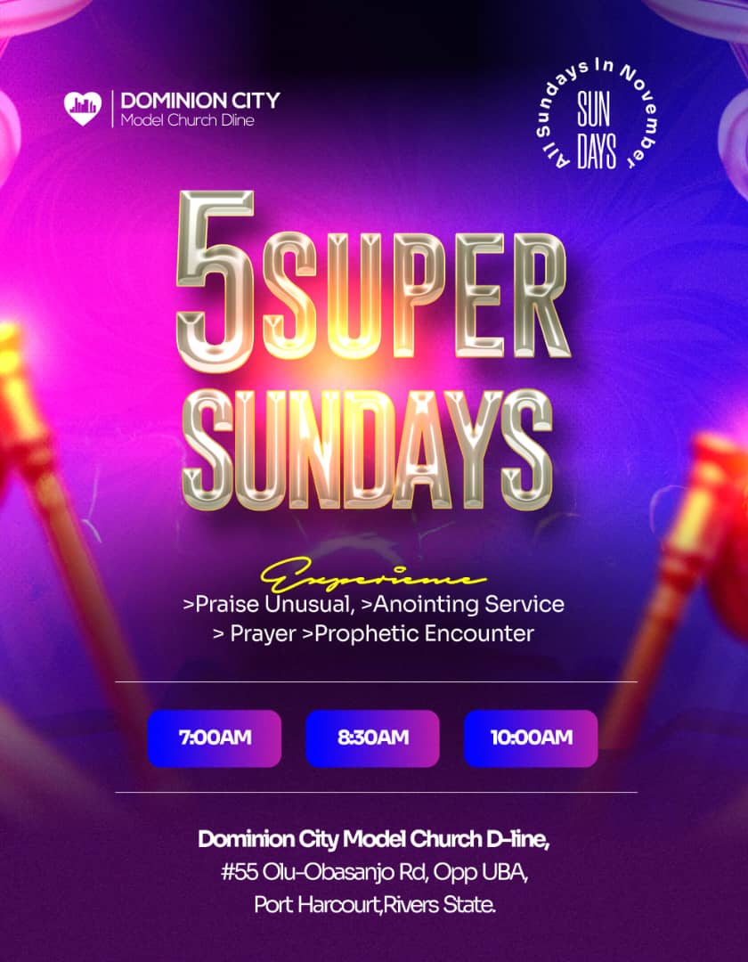 Dcdline_PH's tweet photo. It's the season of the Supernatural! Join us tomorrow @ DC Model Church D-line for another Super Sunday of - Praise Unusual, Anointing Service, Prayer &amp; Prophetic Encounter.
God has a lot in store for you this season, don't miss out.
See you around. https://t.co/e8340BJ67Q