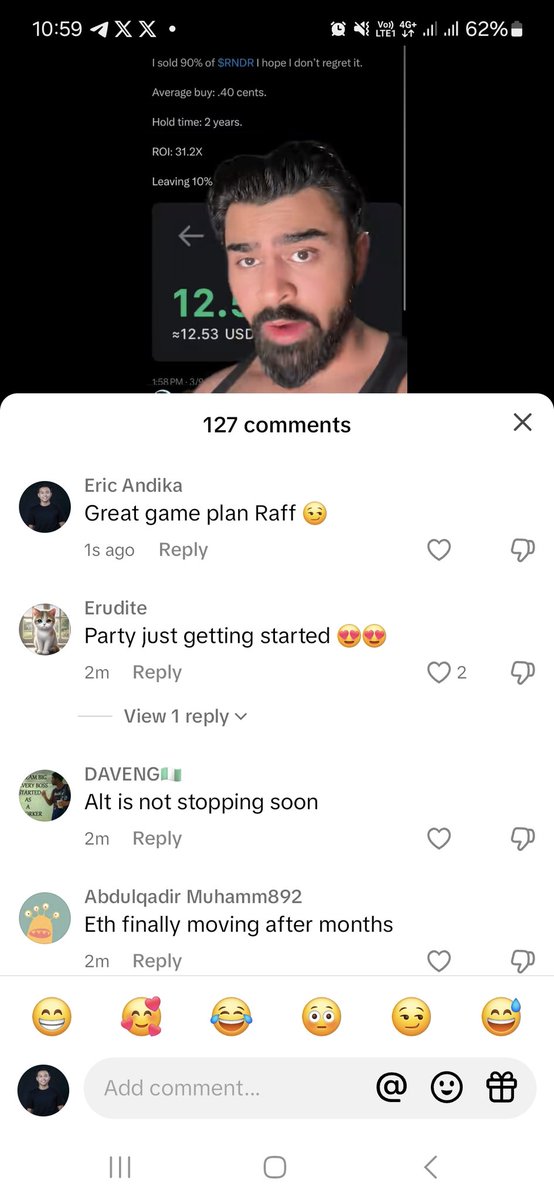 ericandika12's tweet photo. @raffayalvi Great to hear the game plan https://t.co/LNUNKhwd1k