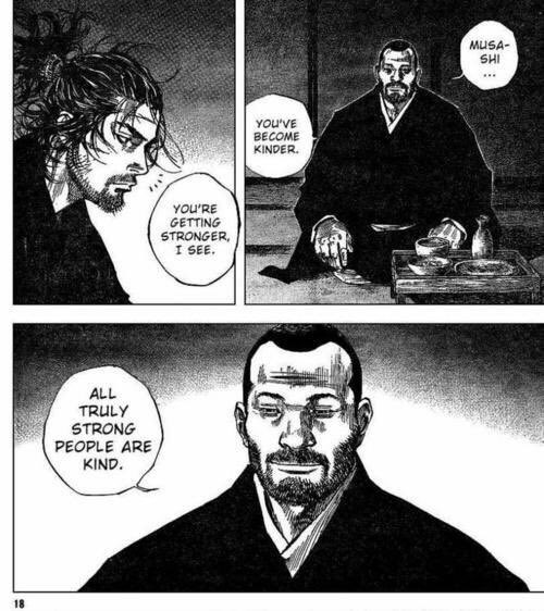 If you do not respect other people's agency and autonomy you are not strong. 