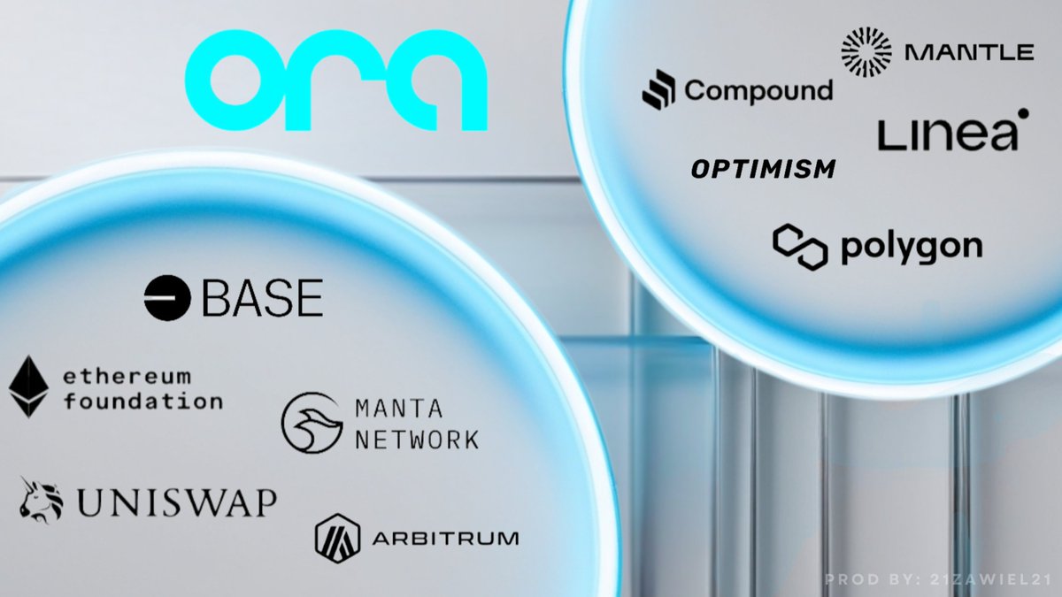 panterblack99's tweet image. Supporting these networks, Ora opens unique opportunities for developers to build decentralized apps with AI functionality.  Discover new possibilities with @OraProtocol! #OraProtocol