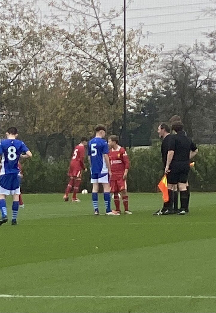 Callum was captain again today for Wigan, well done team 💙⚽️ A good game V Liverpool 2-2