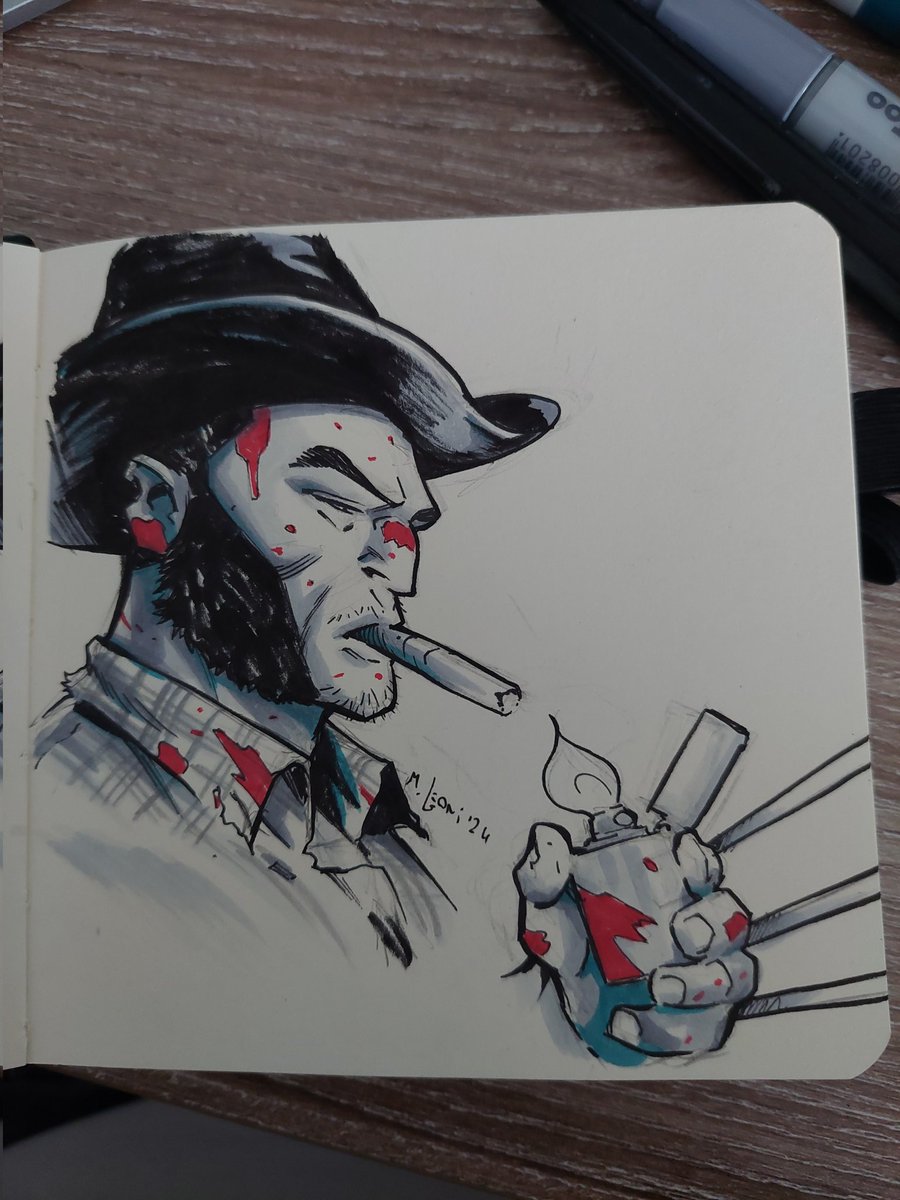A Logan sketch made with Copic Ciao and Brush Pen
#logan #Wolverine #sketch