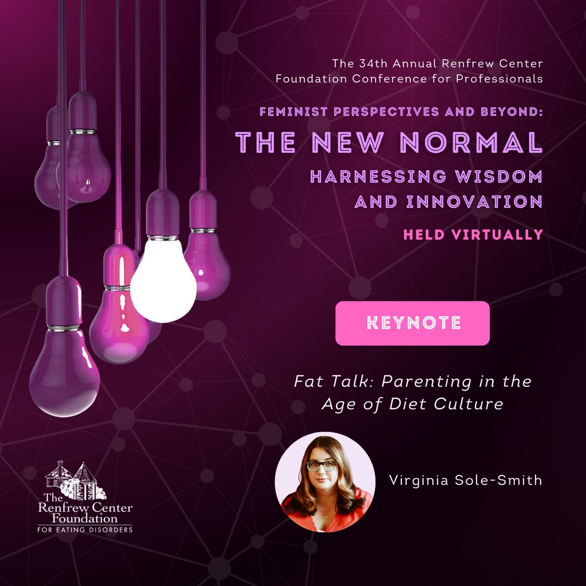 We’re kicking off Day 2 of The Renfrew Center Foundation Conference with an inspiring Keynote Presentation by Virginia Sole-Smith! She’ll explore the complexities of diet culture &amp; guide clinicians in shifting the conversation around weight, health &amp; self-worth. #RenfrewConf2024