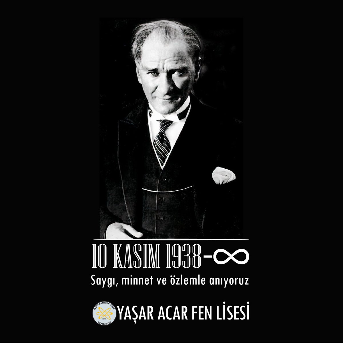 Gazi Mustafa Kemal Atatürk'ü saygı ve rahmetle anıyoruz...