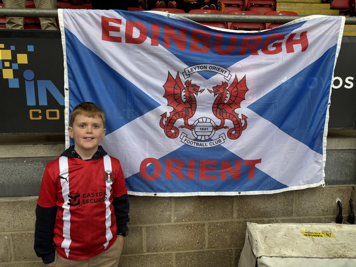EdinburghOrient's tweet photo. ⚽️ Matchday
🏴󠁧󠁢󠁳󠁣󠁴󠁿 #EdinburghOrient  #LOFC 
🚆@NetworkRailEDB to #LondonKingsCross 
🏴󠁧󠁢󠁥󠁮󠁧󠁿 @leytonorientfc vs @BlackpoolFC 
🏆 @EFL #LeagueOne
📆 Saturday 9th November  
🏟️ @GaughanGroup_ stadium 
😀 @SaltireOrient https://t.co/tGkMed6qpw