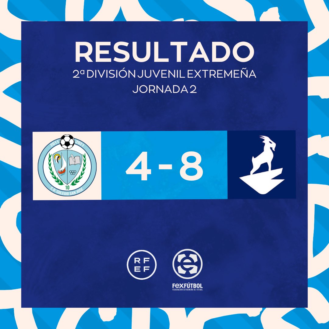 #JuvenilB

🔚 Final del partido

<a href="/CdcSanJoseFS/">CDC SAN JOSÉ FS</a> “B” 4-8 <a href="/atmalpartidafs/">AD ATLÉTICO MALPARTIDA FS</a> 

Alberto ⚽️⚽️
Samuel Cardona ⚽️⚽️

#PasiónAzul
#123SanJosé🩵