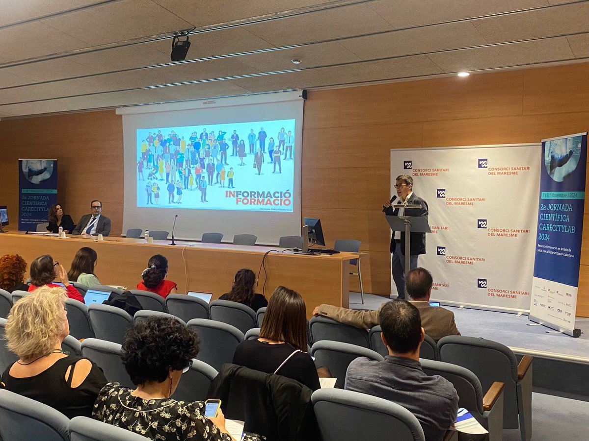 Joaquim Vives (@xinoxan) on Twitter photo 🙏Molt agraït al Dr. <a href="/ClavePere/">Pere Clavé</a> i el <a href="/CareCityLab/">CareCityLab</a> per l’oportunitat d’exposar la meva #visió sobre la necessitat de reforçar la #comunicació de la #recerca a una #societat cada cop més #connectada.
Ha estat en la 2a. jornada científica del <a href="/CareCityLab/">CareCityLab</a> al <a href="/CSdMaresme/">Consorci Sanitari del Maresme</a>. 🙏Molt agraït al Dr. <a href="/ClavePere/">Pere Clavé</a> i el <a href="/CareCityLab/">CareCityLab</a> per l’oportunitat d’exposar la meva #visió sobre la necessitat de reforçar la #comunicació de la #recerca a una #societat cada cop més #connectada.
Ha estat en la 2a. jornada científica del <a href="/CareCityLab/">CareCityLab</a> al <a href="/CSdMaresme/">Consorci Sanitari del Maresme</a>.