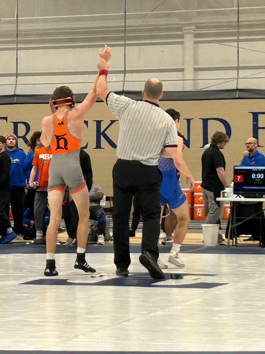 BHSBadgerDen's tweet photo. Congrats to Berkshire alum and Heidelberg freshman Colin Hering on winning his first collegiate college wrestling match! https://t.co/TwffdhZYL5