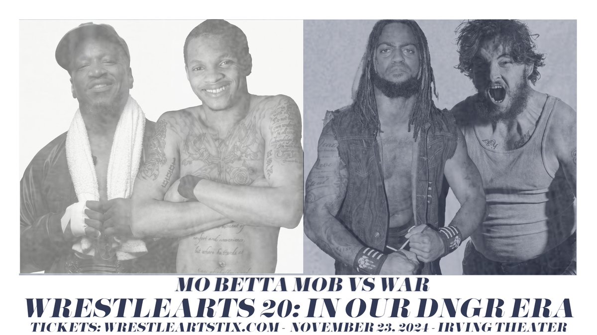 WrestleArts (@wrestleartsindy) on Twitter photo 🚨JUST SIGNED🚨
<a href="/UncleQ87922280/">Timeless Tech</a> / <a href="/PrinceQassius/">“The Ebony Prince” Qassius Starr 👑</a> will face <a href="/Edryswolffbreed/">EDRYS</a> / <a href="/KAVRON_KANYON/">KAVRON KANYON</a> as both teams try and position themselves at to challenge for the Global Tag Team Crown!
Mo Betta Mob vs W.A.R.
#wrestlearts20
📅11/23/24
🎟️wrestleartstix.com
📍<a href="/irvingtheater/">Irving Theater</a> 🚨JUST SIGNED🚨
<a href="/UncleQ87922280/">Timeless Tech</a> / <a href="/PrinceQassius/">“The Ebony Prince” Qassius Starr 👑</a> will face <a href="/Edryswolffbreed/">EDRYS</a> / <a href="/KAVRON_KANYON/">KAVRON KANYON</a> as both teams try and position themselves at to challenge for the Global Tag Team Crown!
Mo Betta Mob vs W.A.R.
#wrestlearts20
📅11/23/24
🎟️wrestleartstix.com
📍<a href="/irvingtheater/">Irving Theater</a>