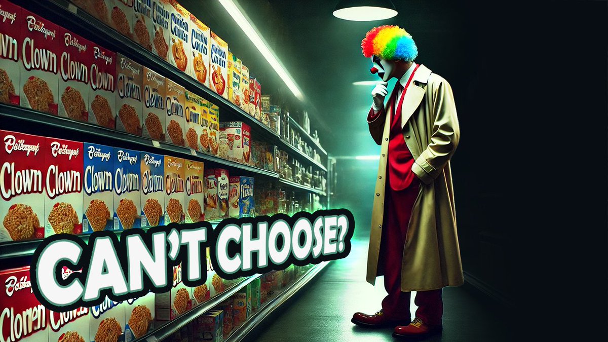 climbinner's tweet photo. Cereal Crysis Survival https://t.co/qrJti2f9SB via @YouTube 
#makingbetterchoices #decisiontips #simplifychoices #choiceoverload #mindfulness #stressfreedecisions #humorinlife #balancedecisions #smallchoicesbigimpact #lifeadvice #everydaydecisions #cerealchoices #decisionfatigue https://t.co/sphtS1Xk1M