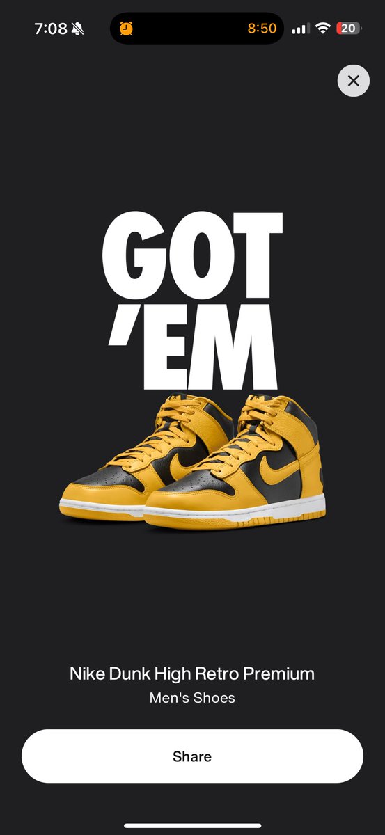 and1515's tweet photo. @SnkrsStock Got em https://t.co/uKpR1sjsfe