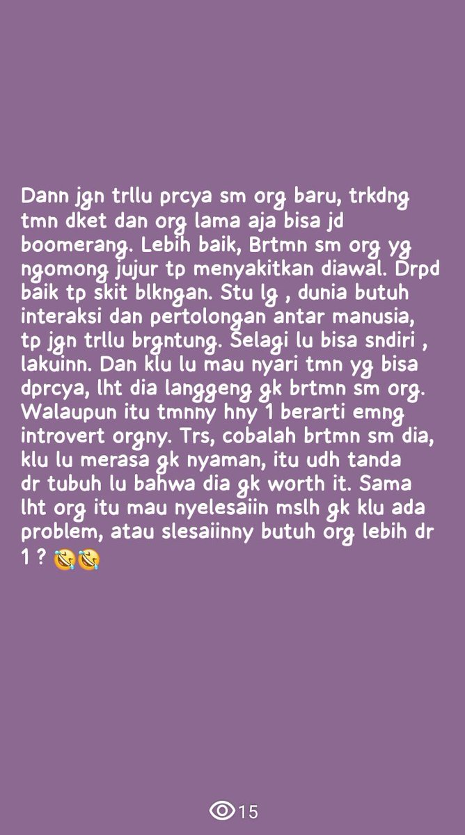 AriestaAngel1's tweet photo. Prtnya dr warga wa . Smngt guys 🥰👊 https://t.co/LuKjoGMXxg