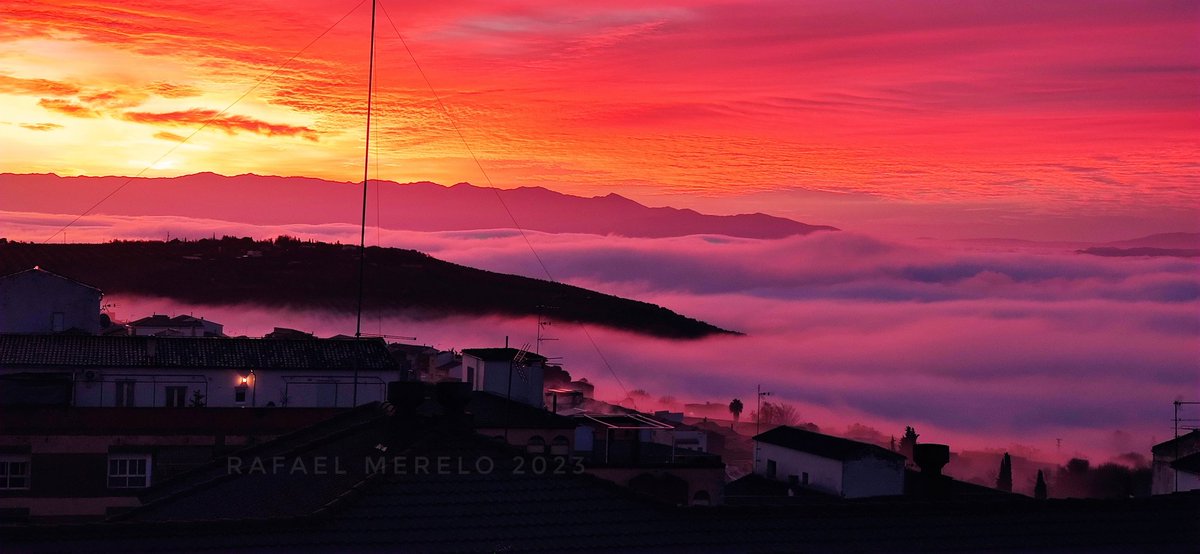 Amanecer de ensueño en Úbeda. 5 de diciembre de 2023