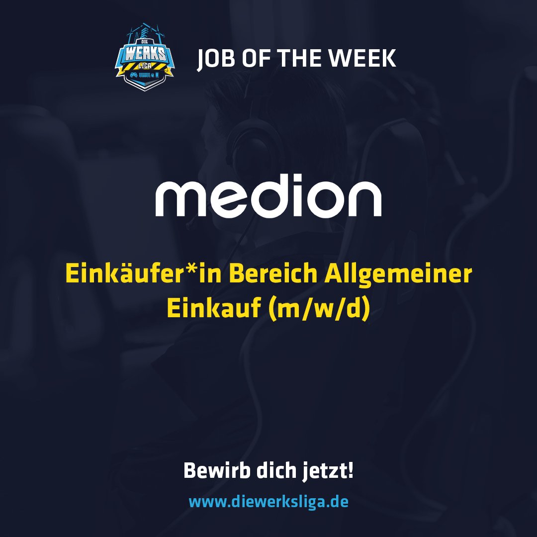 Die Werksliga (@werksliga) on Twitter photo Bist du bereit für ein echtes Gamechanger-Level-Up? Unsere Jobbörse hält großartige Möglichkeiten bereit, z. B. bei <a href="/MedionDE/">Medion Deutschland</a>! 🚀🏢
diewerksliga.de/job-portal/ Bist du bereit für ein echtes Gamechanger-Level-Up? Unsere Jobbörse hält großartige Möglichkeiten bereit, z. B. bei <a href="/MedionDE/">Medion Deutschland</a>! 🚀🏢
diewerksliga.de/job-portal/